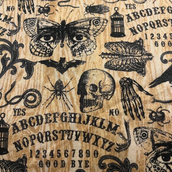 Unique OUUJIA BOARD Handmade Cotton Pillowcase fits a STANDARD or QUEEN PILLOW - Picture 1 of 4